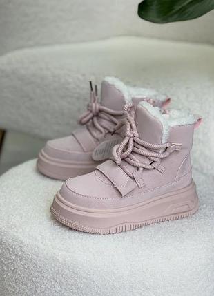 Дитячі зимові черевики чоботи для дівчинки