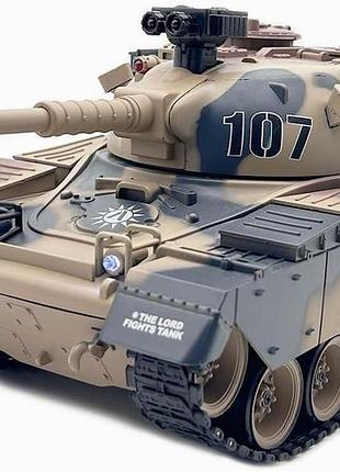 Дитячий танк на радіокеруванні brother tank m60 victor 1:18. стріляє орбізами