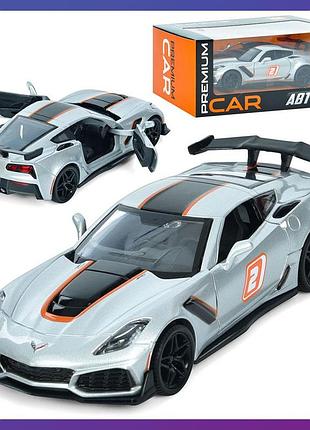 Дитяча машинка металева ap-1924 corvette zr1 1:24