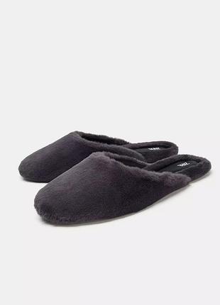 Мюли из искусственного меха