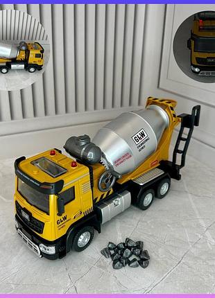 Дитяча машинка бетонозмішувач авто експерт tk-72369 звук, світло, інерція, рухомі елементи 1:40
