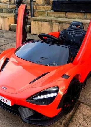 Дитячий електромобіль на акумуляторі mclaren m 5726 на радіокеруванні для дітей 3-8 років червоний