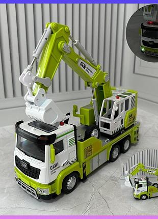 Дитяча машинка спецтехніки авто експерт tk-42800 звук, світло, інерція, рухомі елементи 1:40