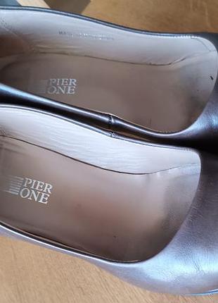 Туфли кожаные pier one. размер 36 (23 см)