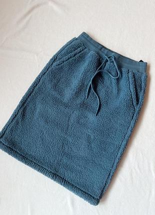 Стильна плюшева спідниця р.хс/с