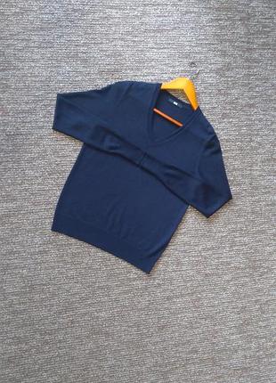 Uniqlo 100 шерсть мериноса джемпер пуловер лонгслив uniqlo