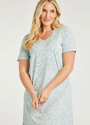 Нічна сорочка з принтом кролика та зірок