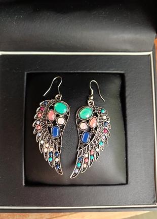 Серьги "крылья"