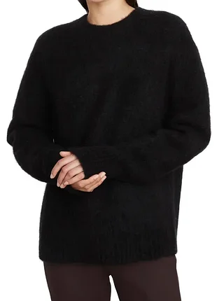 Vince женский черного цвета свитер джемпер в составе альпака