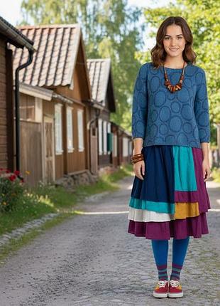 Gudrun sjöden жіночий легкий вовняний светр у принт