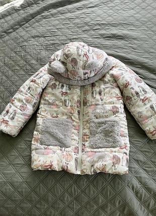 Зимова курточка для дівчинки 7-8 років