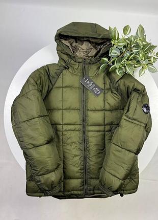Пуховик c.p company хакі