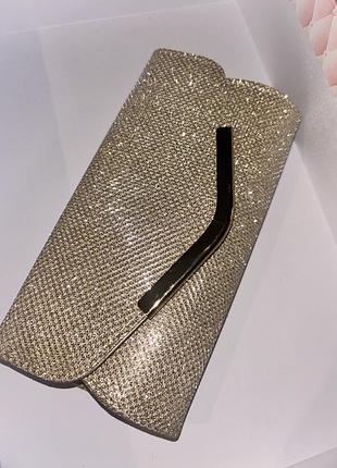 Клатч золотистий