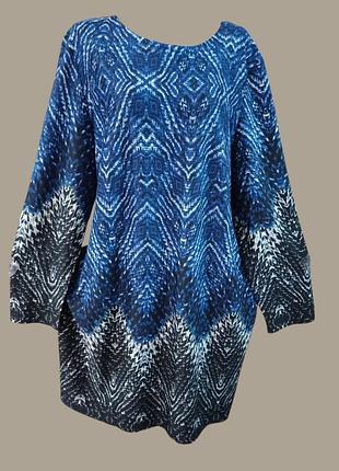 Тепла сукня батал стрейч.