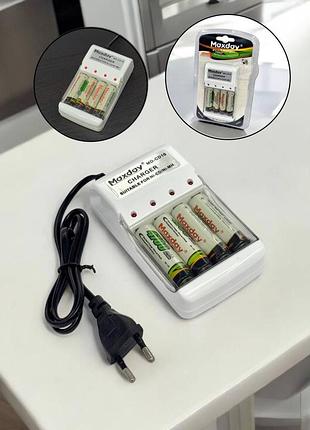 Зарядное устройство + аккумуляторы 4шт.