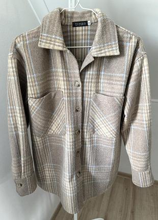 Жіноча тепла сорочка braska s-m розміру