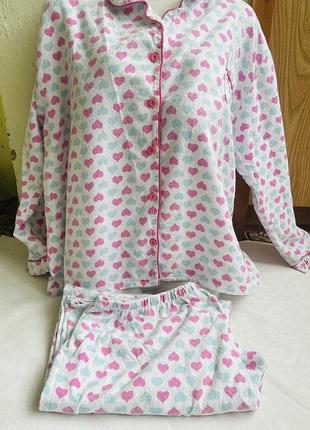 Піжама жіноча натуральна байка батал 4-5 xl