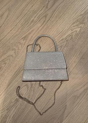 Сумка срібляста