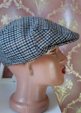 Мужская кепка, шерсть