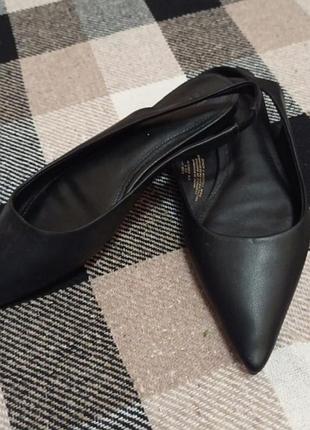 Туфли балетки закрытые босоножки -туфли h&amp;m