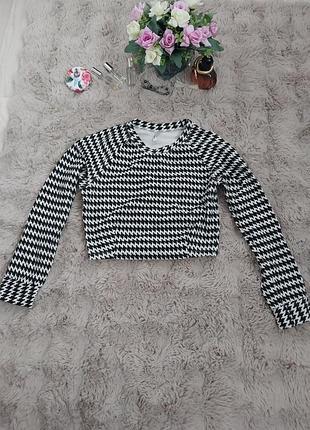 Шаровый топ с рукавами