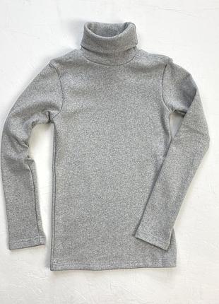 Детский и подростковый базовый гольф с начесом для девочки