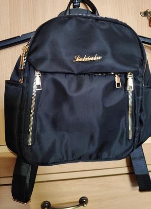 Новый женский рюкзак черного цвета