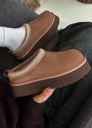 Уггі ugg tasman platform light brown / smb+ 🔗