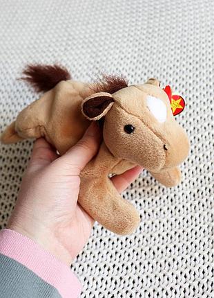 Новая детская мягкая игрушка, лошадка