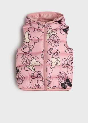 Жилетка из minnie mouse, sinsay на рост 92-98 см для девочки