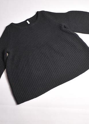 Свитер шерсть мериноса ангора faith connexion big gauge black wool angora blend sweater - s