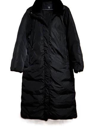 Довгий пуховик max mara оригінал 46-48р