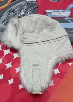 Шапка-ушанка wedze decathlon,стан идеал!
