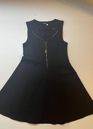 Cарафан шкільний розм 146 чорний трикотаж