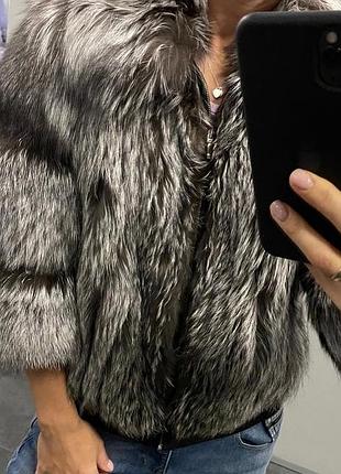 Шуба чорнобурка автооеді