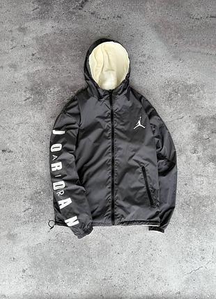 Мужская теплая двусторонняя куртка nike jordan
