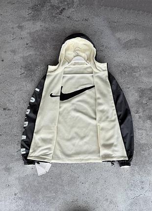 Мужская теплая двусторонняя куртка nike jordan осень зима