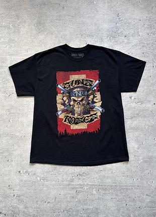 Чоловіча футболка мерч guns n’ roses 2017 розмір xl