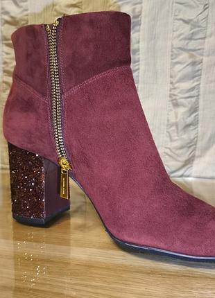 💃 бордовые замшевые сапожки michael kors - праздничный блеск и изысканность!