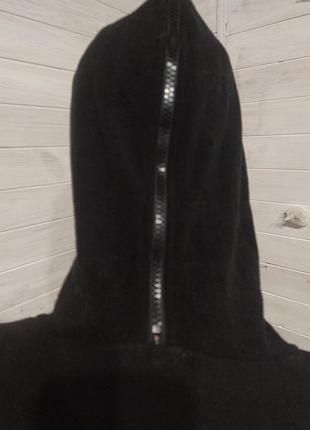 Флісовий кардиган-мантія з капюшоном унісекс 5