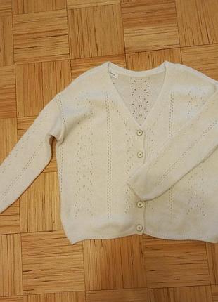 Женская теплая кофта на пуговицах