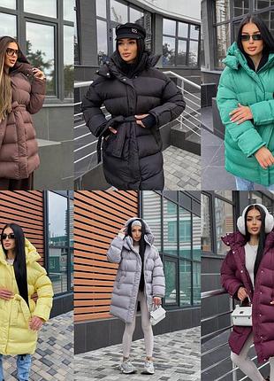 Женская зимняя куртка пуффер