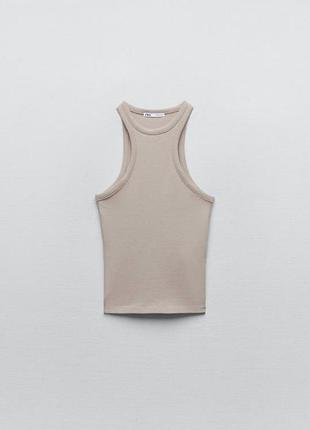 Котонова майка - топ zara
