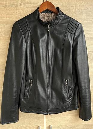 Куртка шкіряна натуральна, жін., м