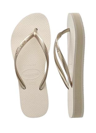 Бежеві вʼєтнамкі шльопанці havaianas 39-40 🛍️1+1=3🛍️