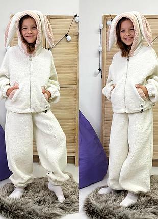 Костюм теплий на дівчинку 4 кольори