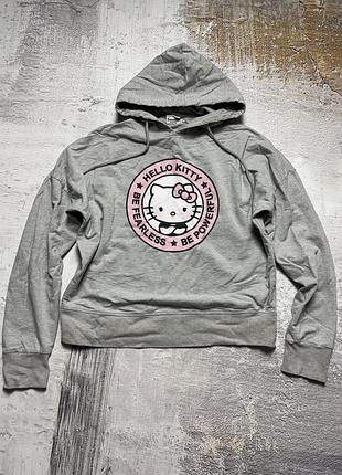 Hello kitty y2k худі кофта оверсайз кропнута коротка
