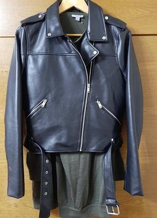 Шкірянка байкерська куртка