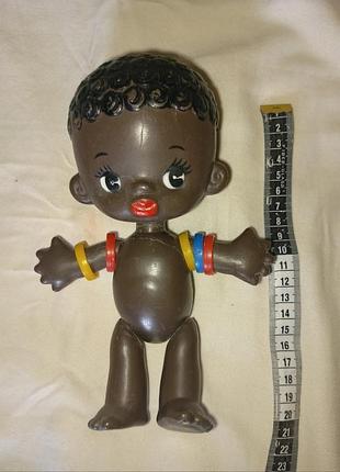 Лялька пластмасова 22 см (негреня)