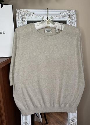 Свитер шелк кашемир мягкий и тоненький
